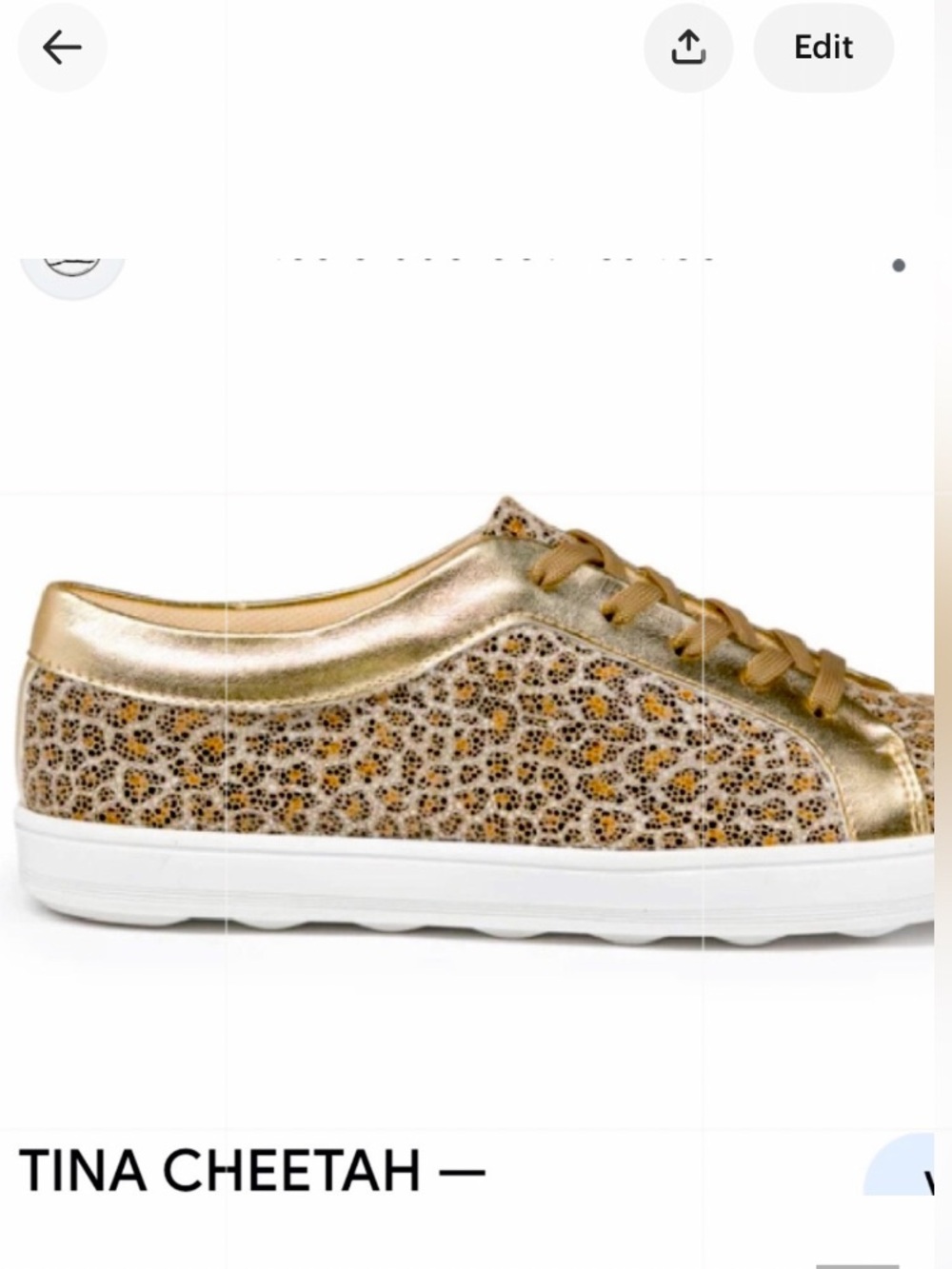 Cofi Tina cheetah Lace-Up Fashion Sneakers
